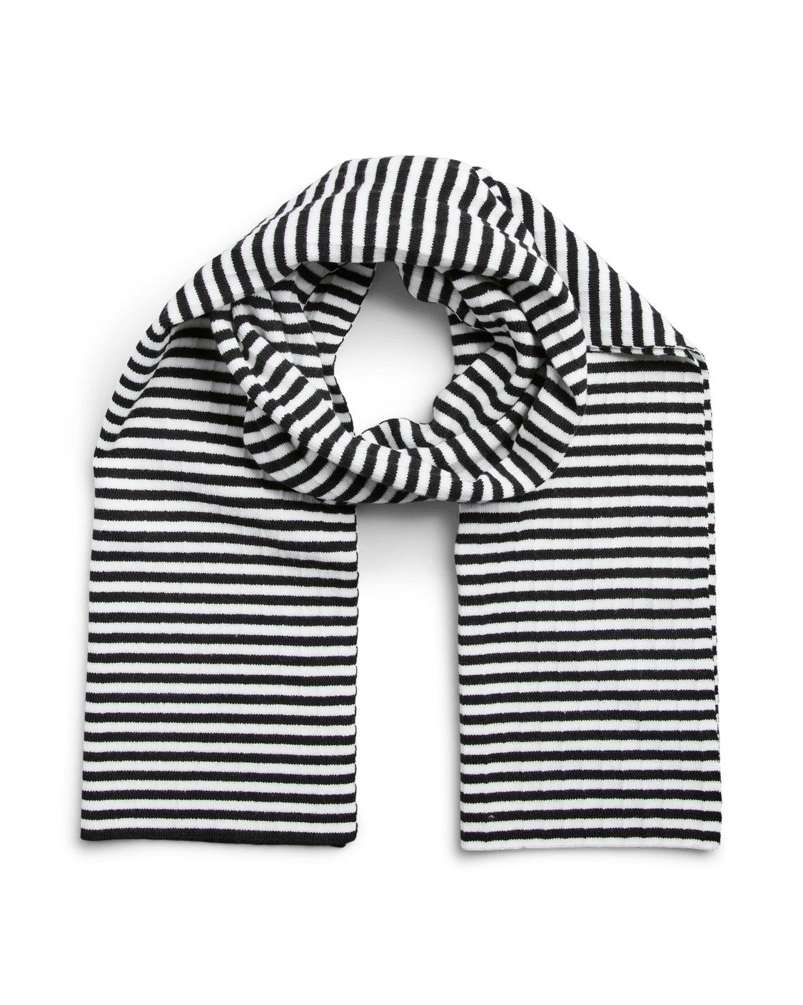 ALBERTE TØRKLÆDE - BLACK/WHITE