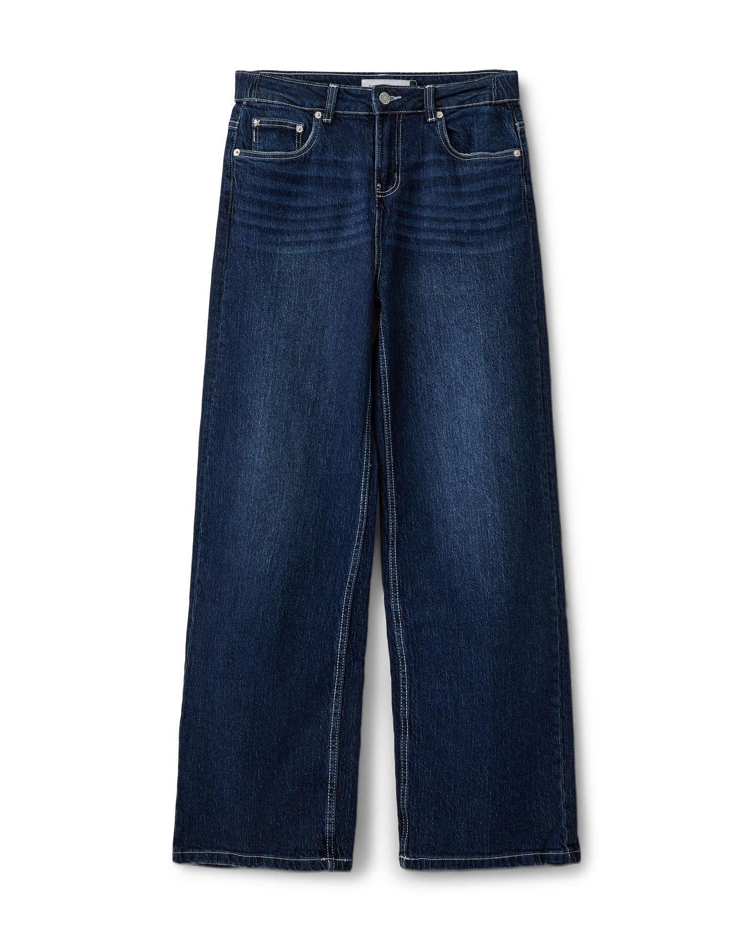 ALMA JEANS - DARK BLUE (MIDWAIST)