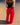 ANNA SWEATPANTS - RED - Dinvintageshop