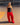 ANNA SWEATPANTS - RED - Dinvintageshop
