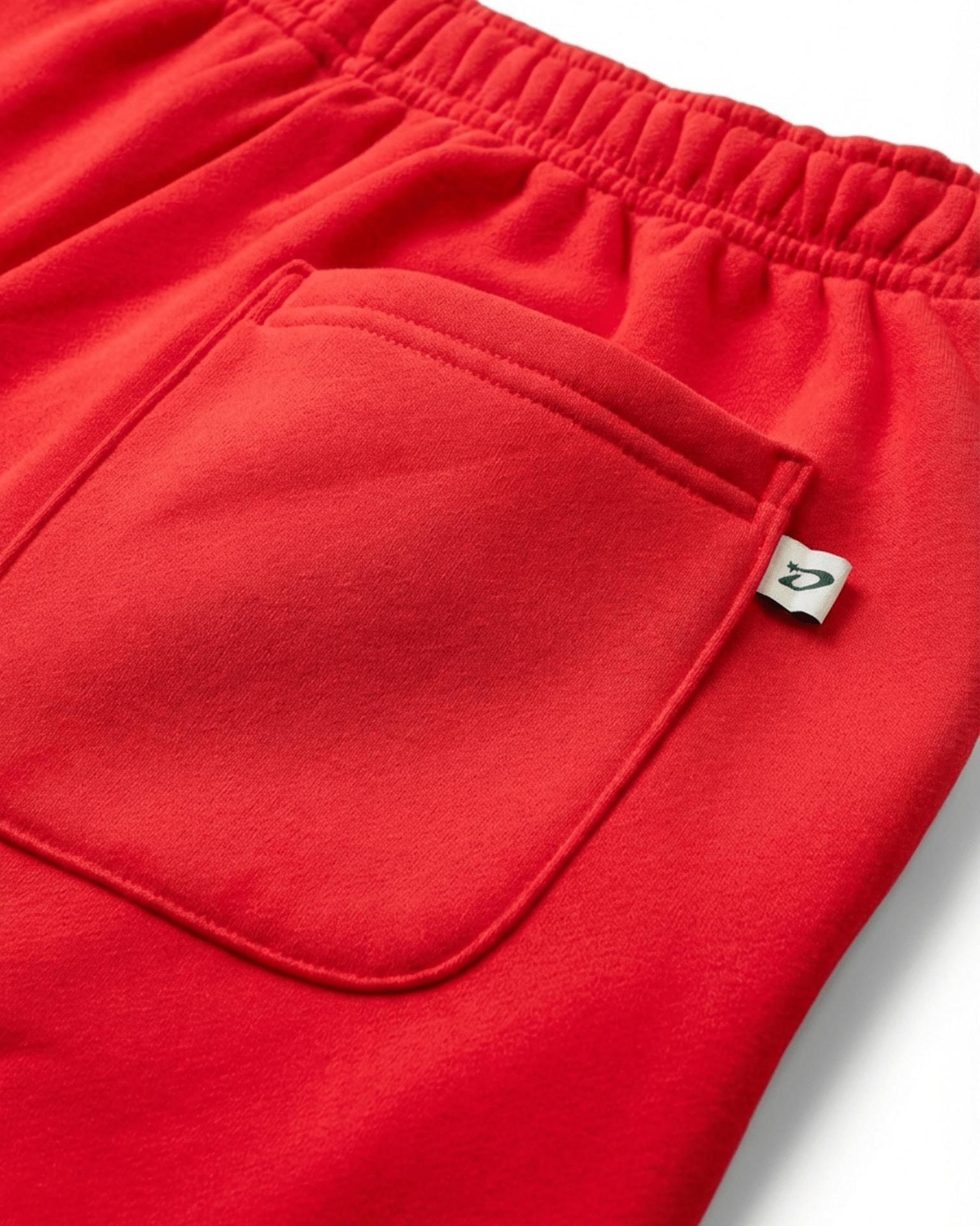 BAGGY SWEATPANTS - RED