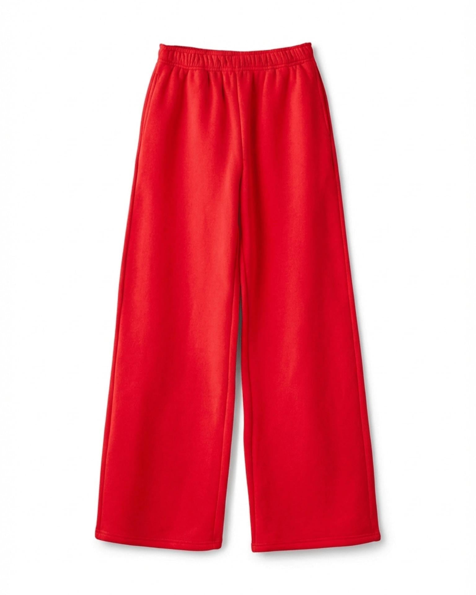 BAGGY SWEATPANTS - RED