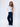 BELLA SUIT PANT - NAVY STRIPE - Dinvintageshop