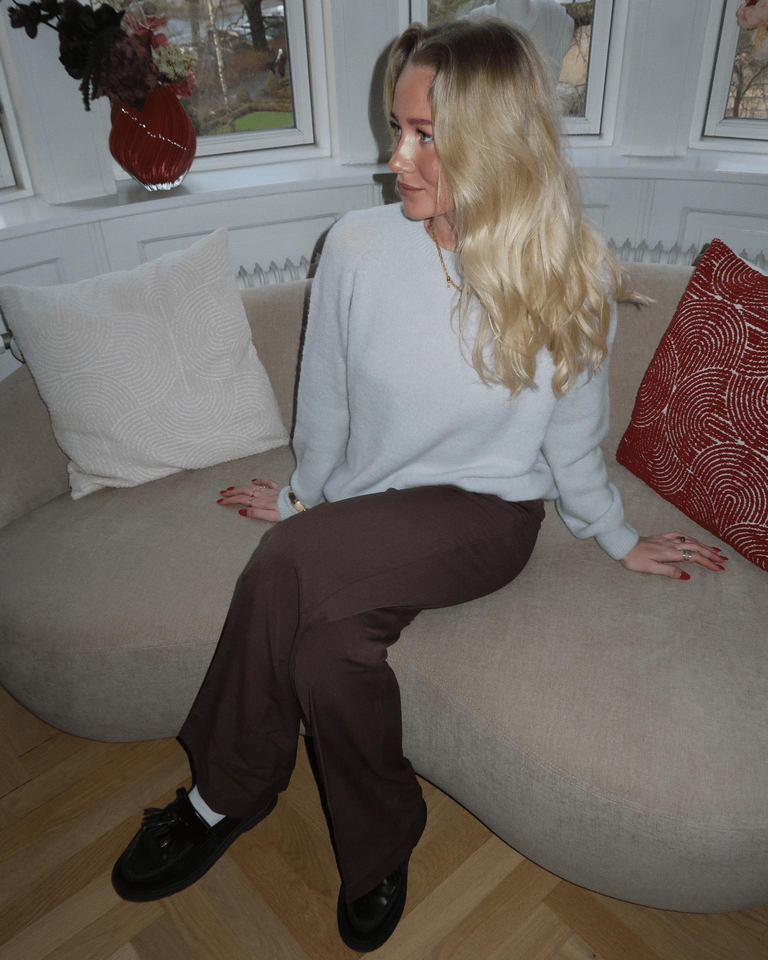 BELLA SUIT PANT (NEW) - BROWN