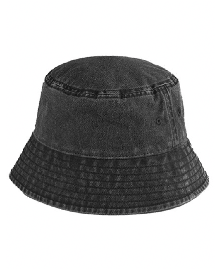 BUCKET HAT - VINTAGE BLACK - Dinvintageshop