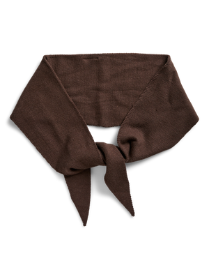 KOMMA TRIANGLE SCARF - HOT FUDGE