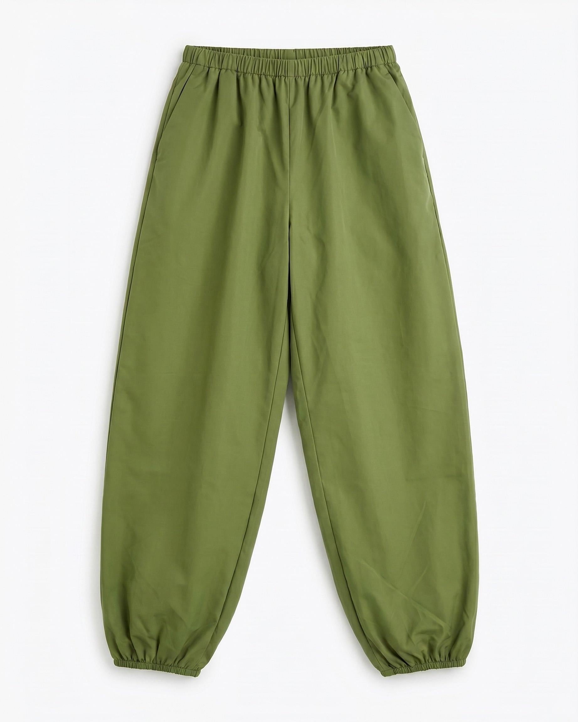 CARO BALLOON PANTS - ARMY GREEN