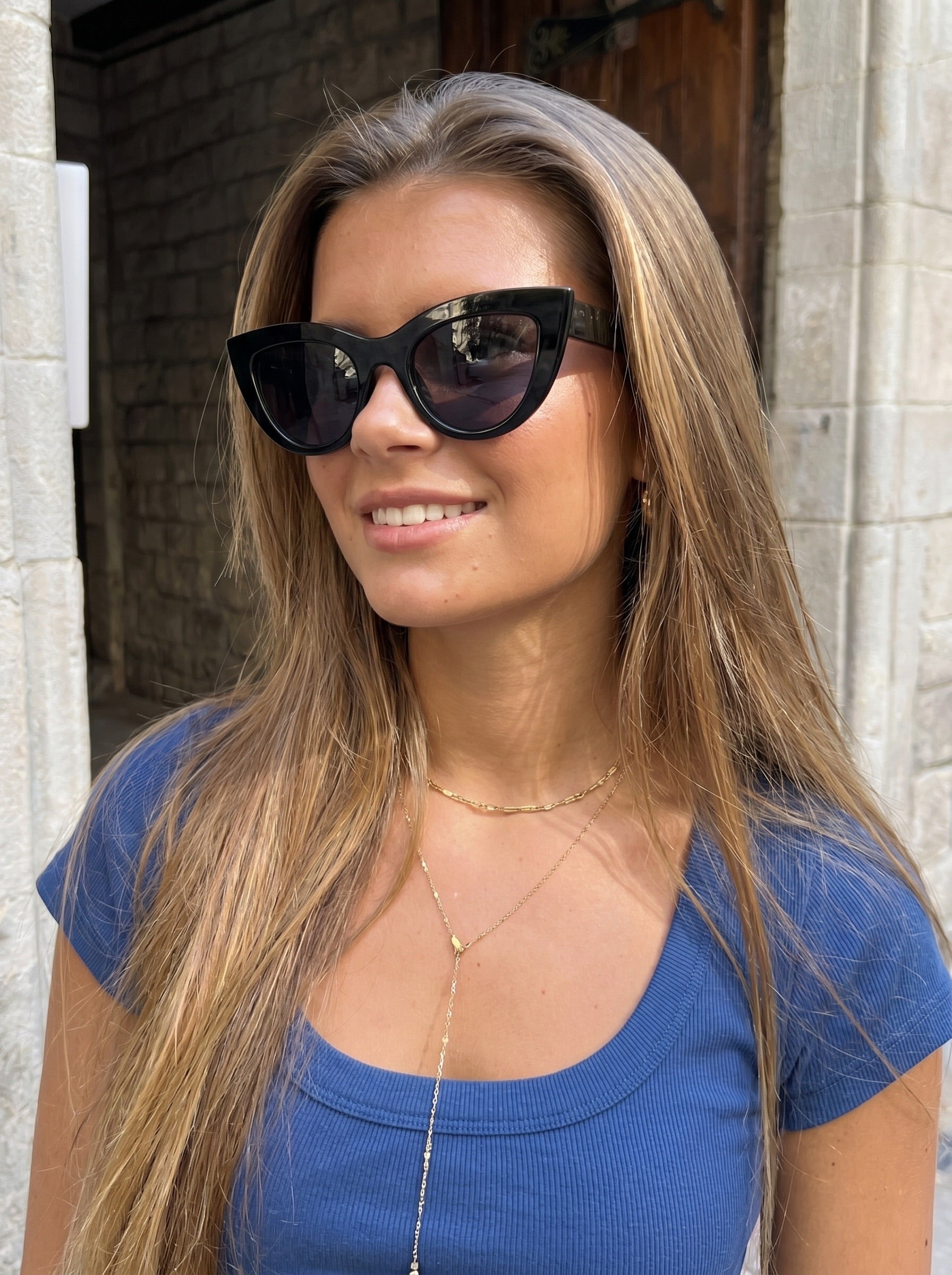 DONAI SOLBRILLER - SORT - Dinvintageshop