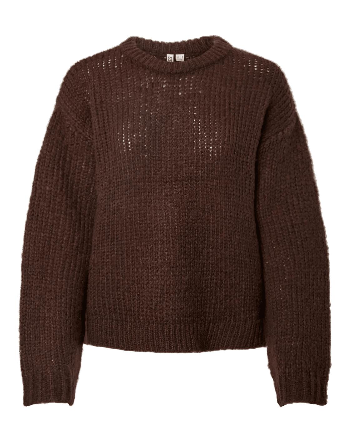 DORTHEA CHUNKY KNIT - HOT FUDGE MELANGE