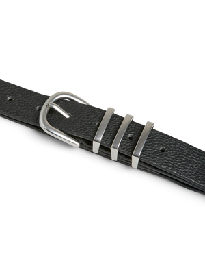 LEA BÆLTE - BLACK/SILVER