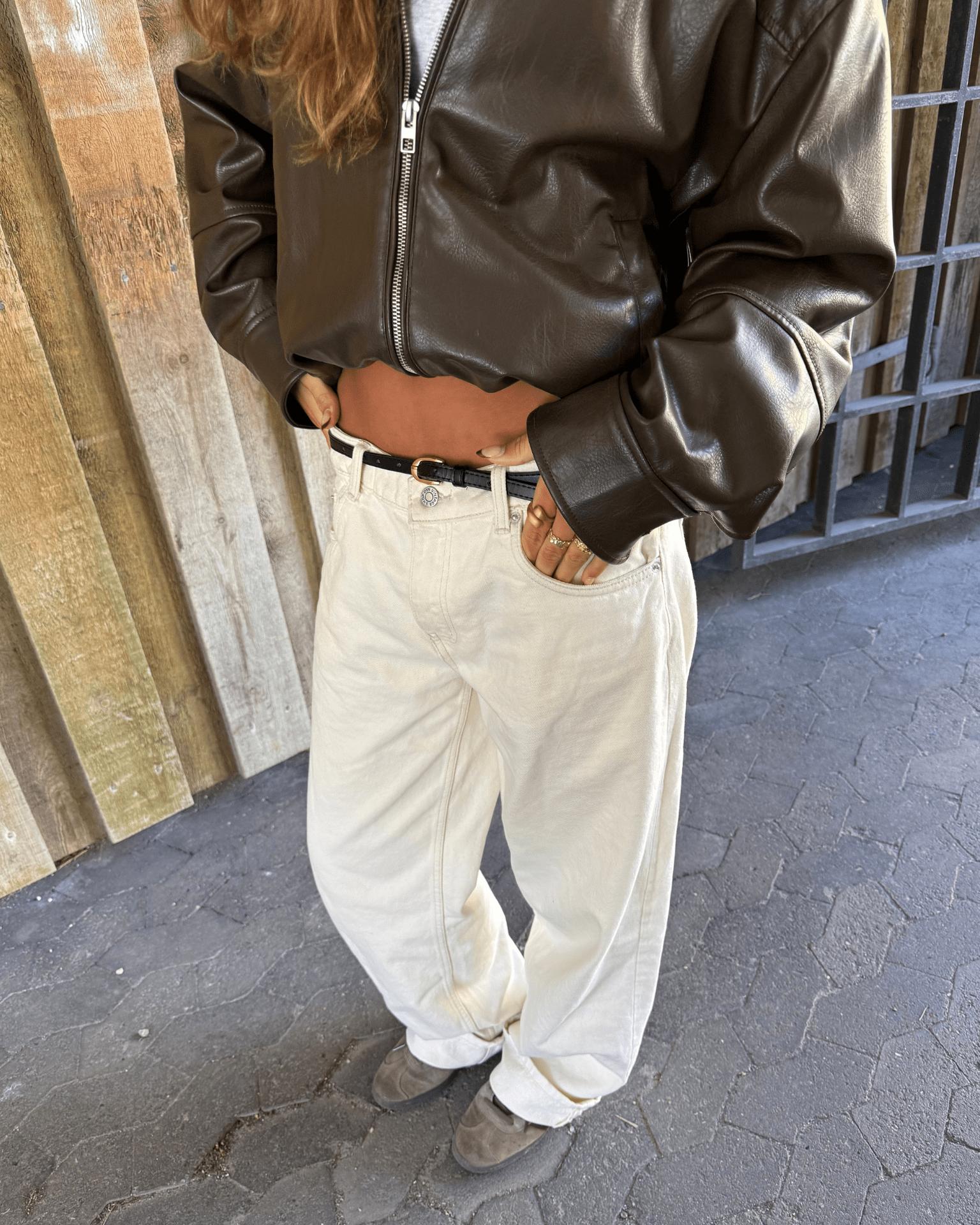 ESTHER JEANS - OFF WHITE