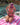 FILIPPA BIKINI SET - CORAL MIX - Dinvintageshop