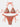 FILIPPA BIKINI SET - CORAL MIX - Dinvintageshop