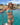 FILIPPA GLITTER BIKINI SET - TEAL - Dinvintageshop