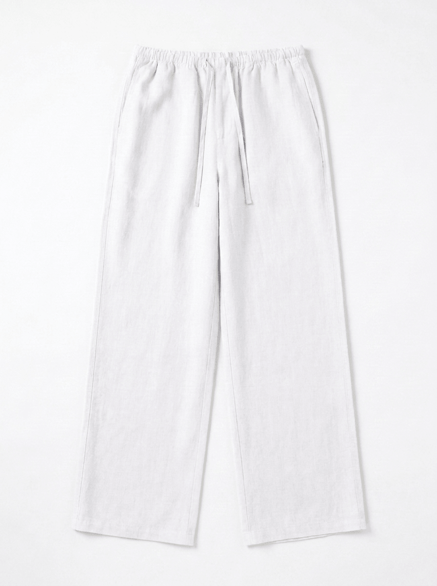 FLORA HØR - BUKSER - WHITE - Dinvintageshop