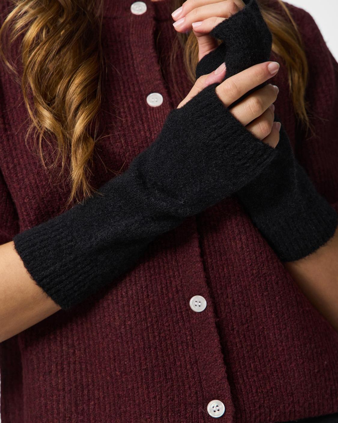 FORTUNA ARM WARMER - BLACK - Dinvintageshop