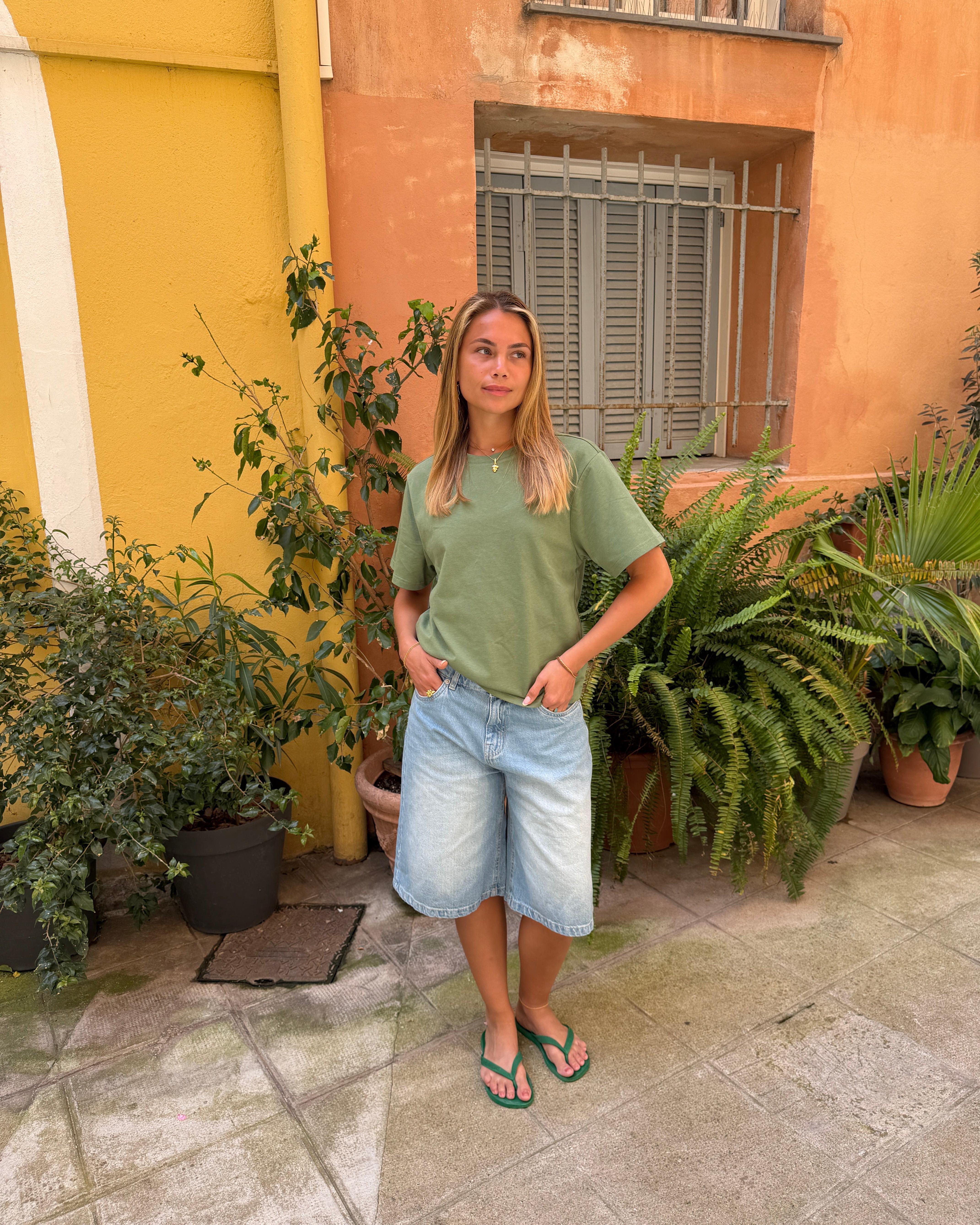 FRIDA JORTS - LIGHT BLUE