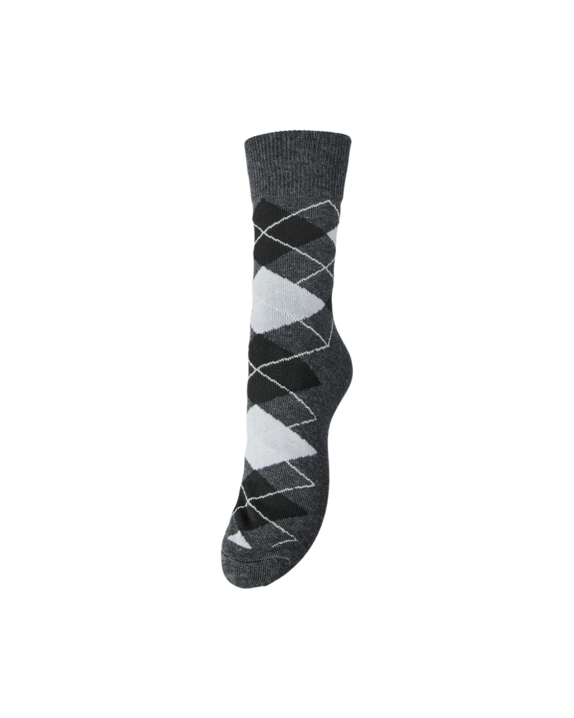 ALBA STRØMPER - DARK GREY MELANGE - Dinvintageshop