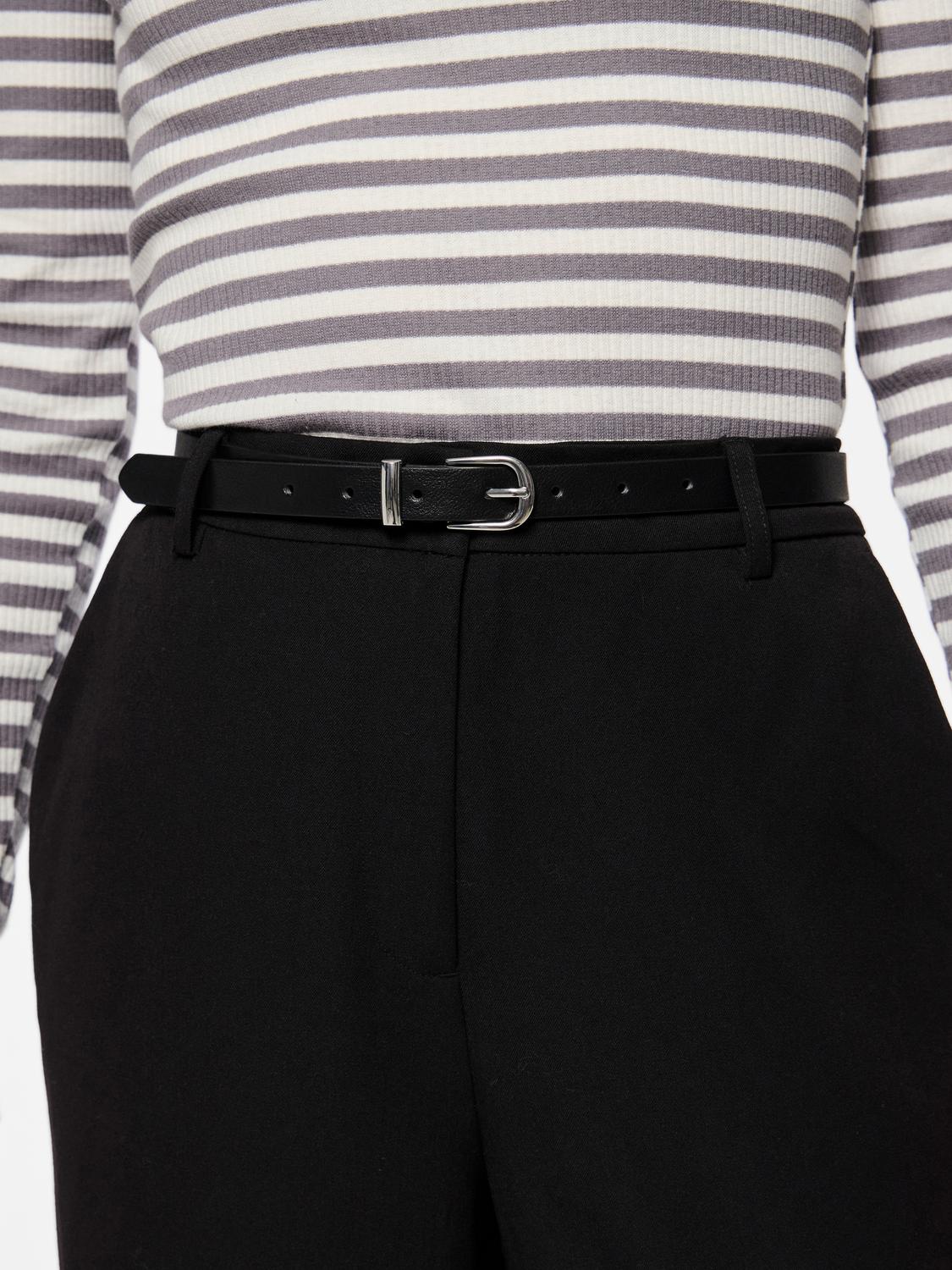 MYRA BÆLTE - BLACK/SILVER