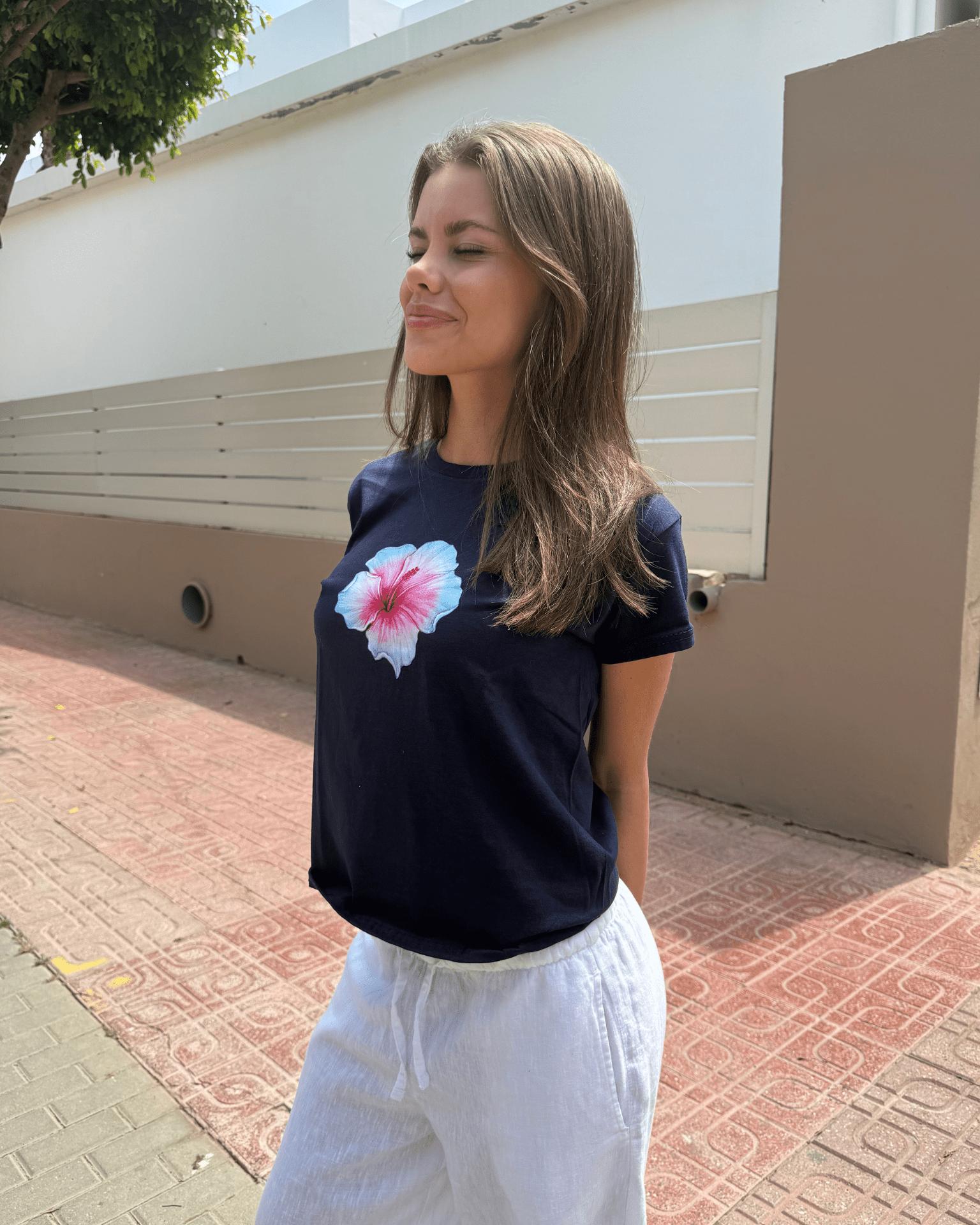 HAWAII (blue) BABY TEE - NAVY