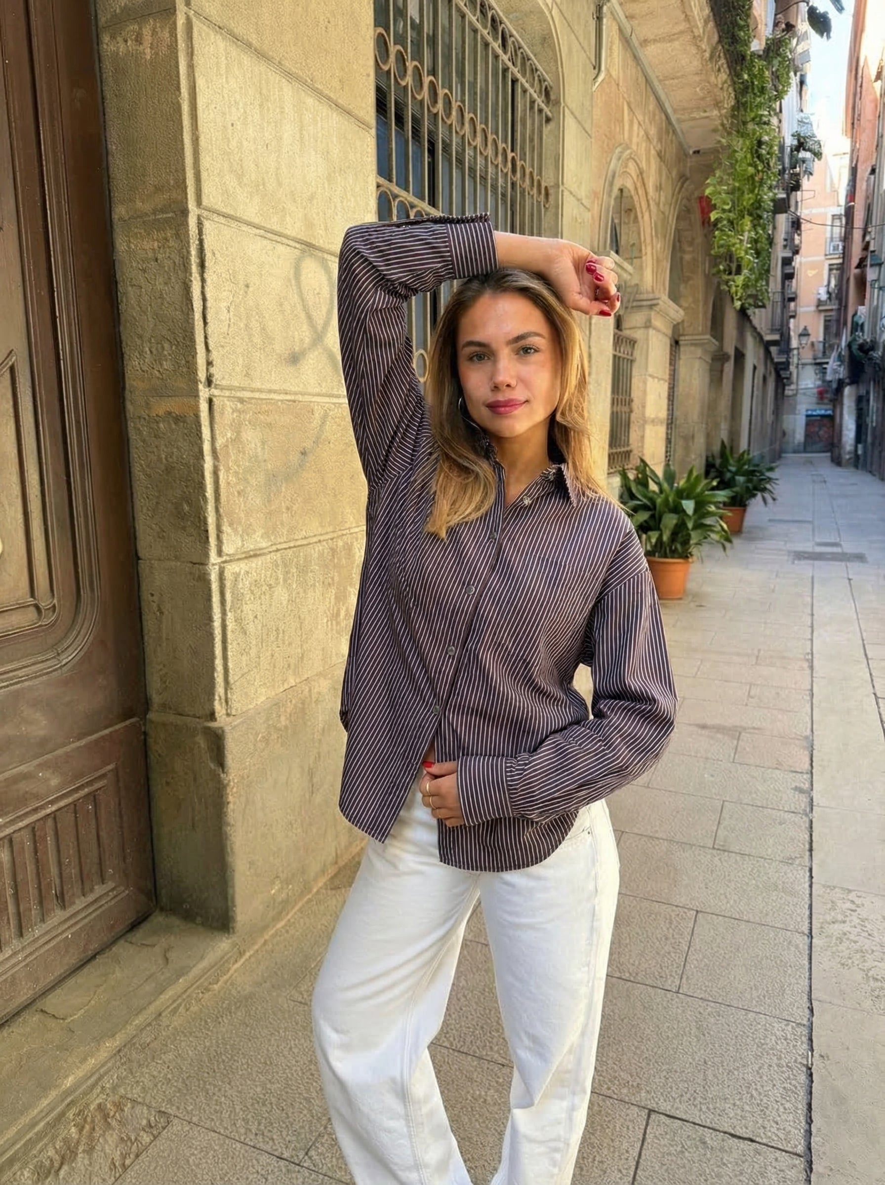EMMY LOOSE SHIRT - DELICIOSO/PINK