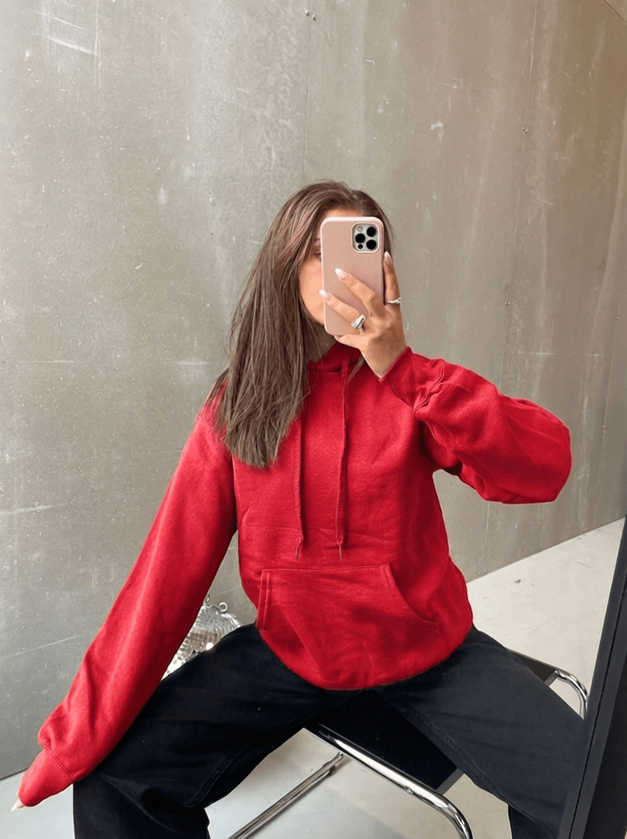 FRUIT HOODIE - RED
