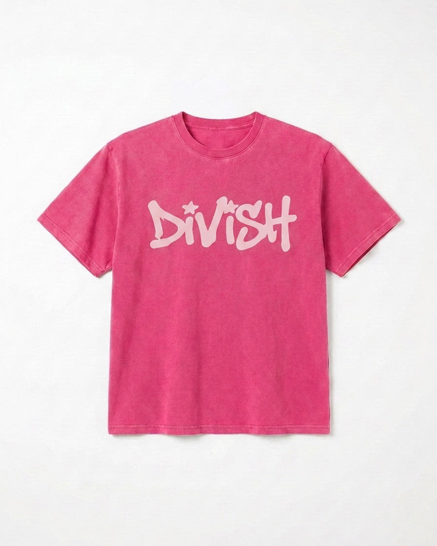 DUA TEE KORTÆRMET - PINK