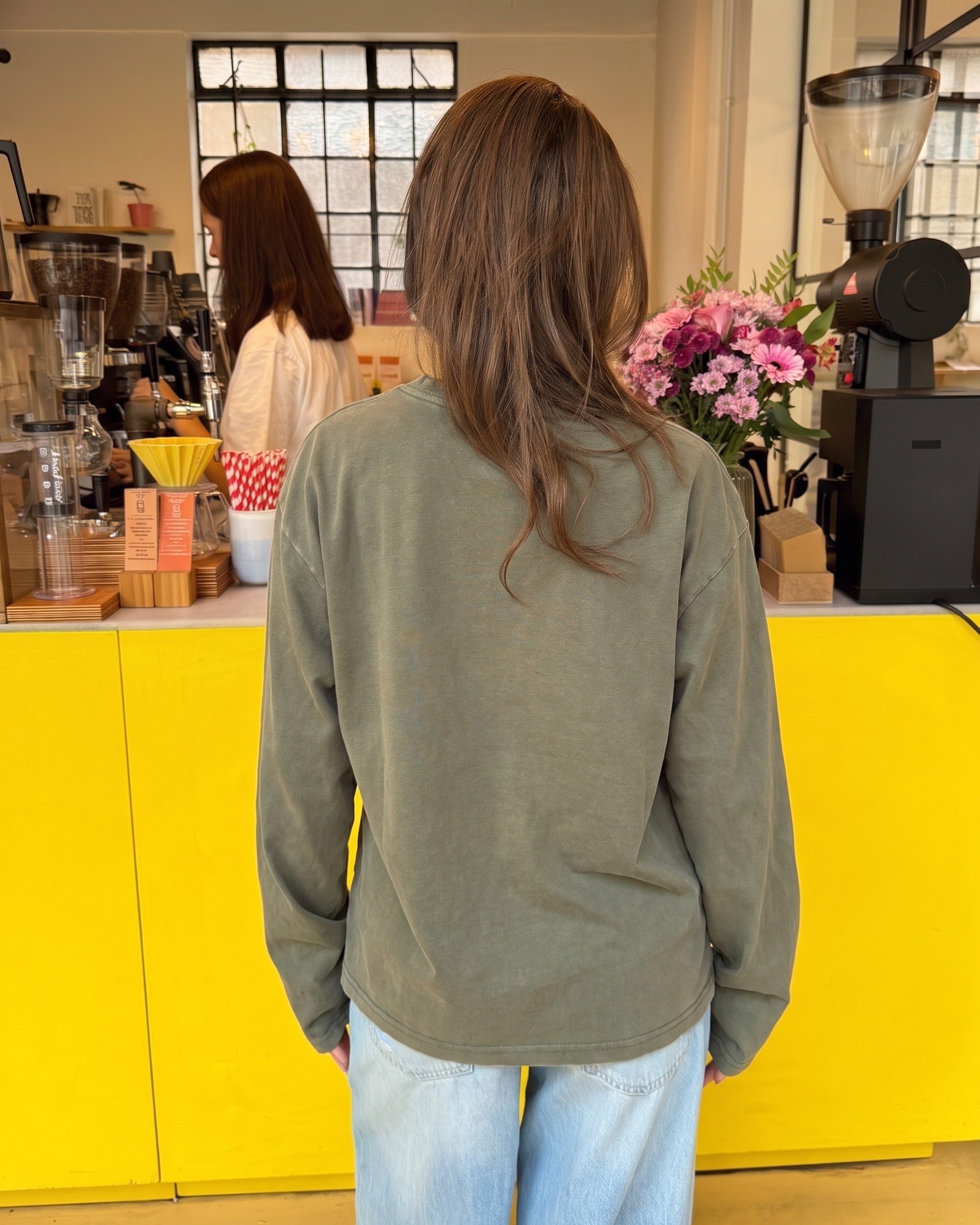 DUA TEE LANGÆRMET - ARMY