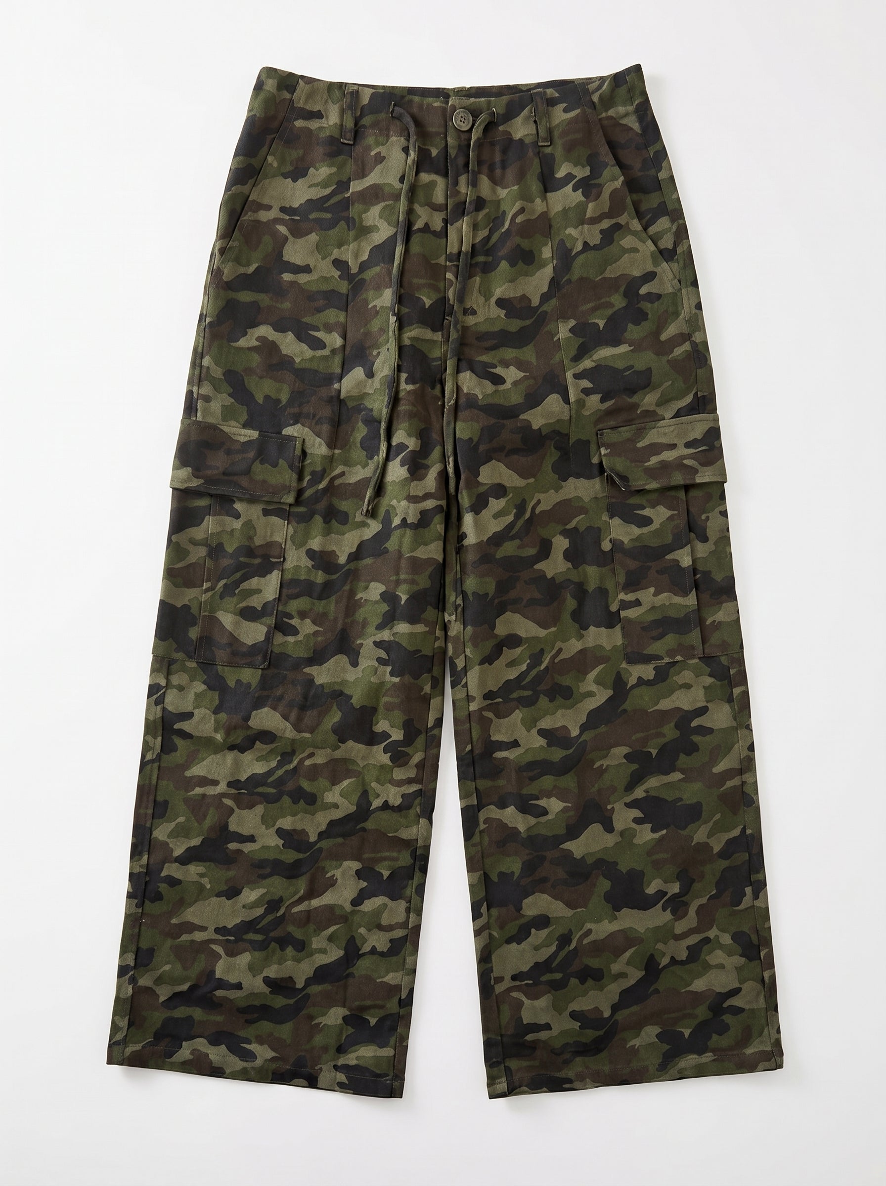 ELLA PANTS - GREEN CAMO