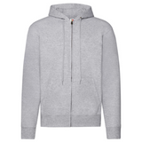 FRUIT HOODIE M/ LYNLÅS- GRÅ