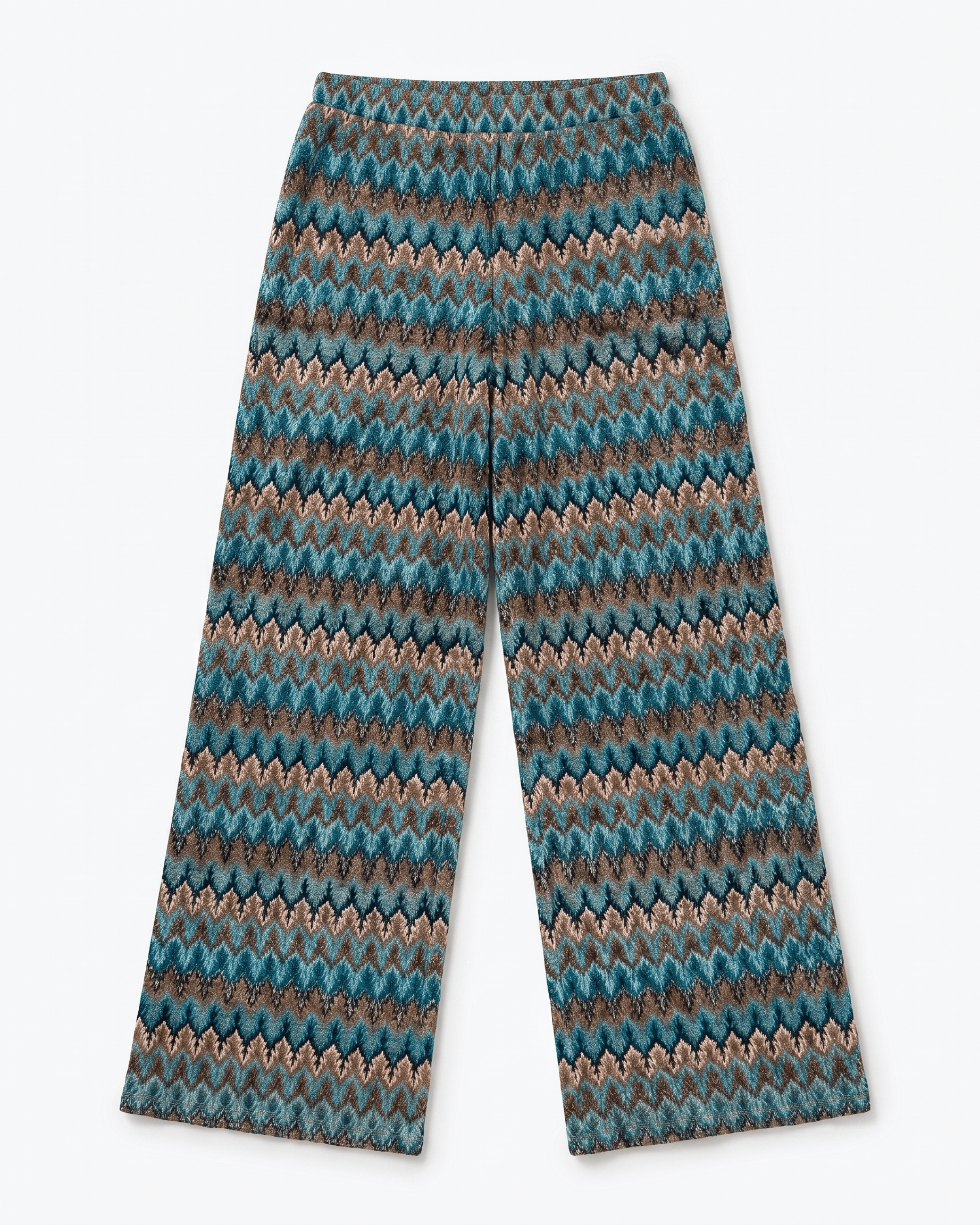 INGRID PANTS - BLUE MIX - Dinvintageshop