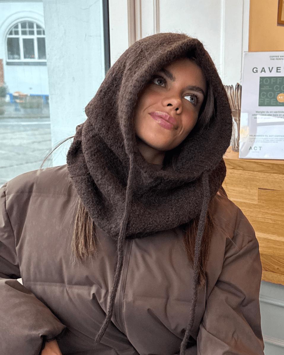 ISA DOWN JACKET - BROWN