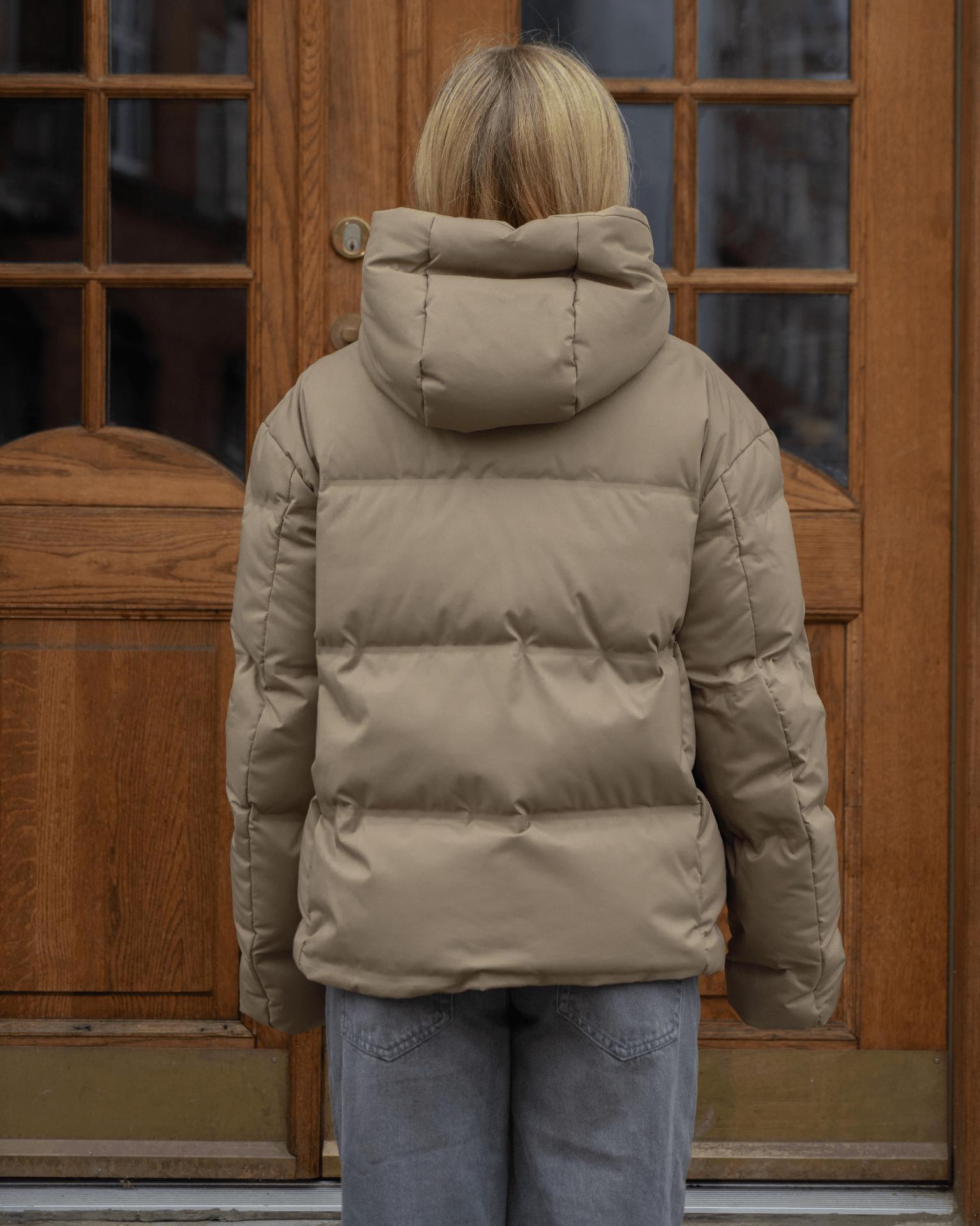 ISA DOWN JACKET - TAUPE