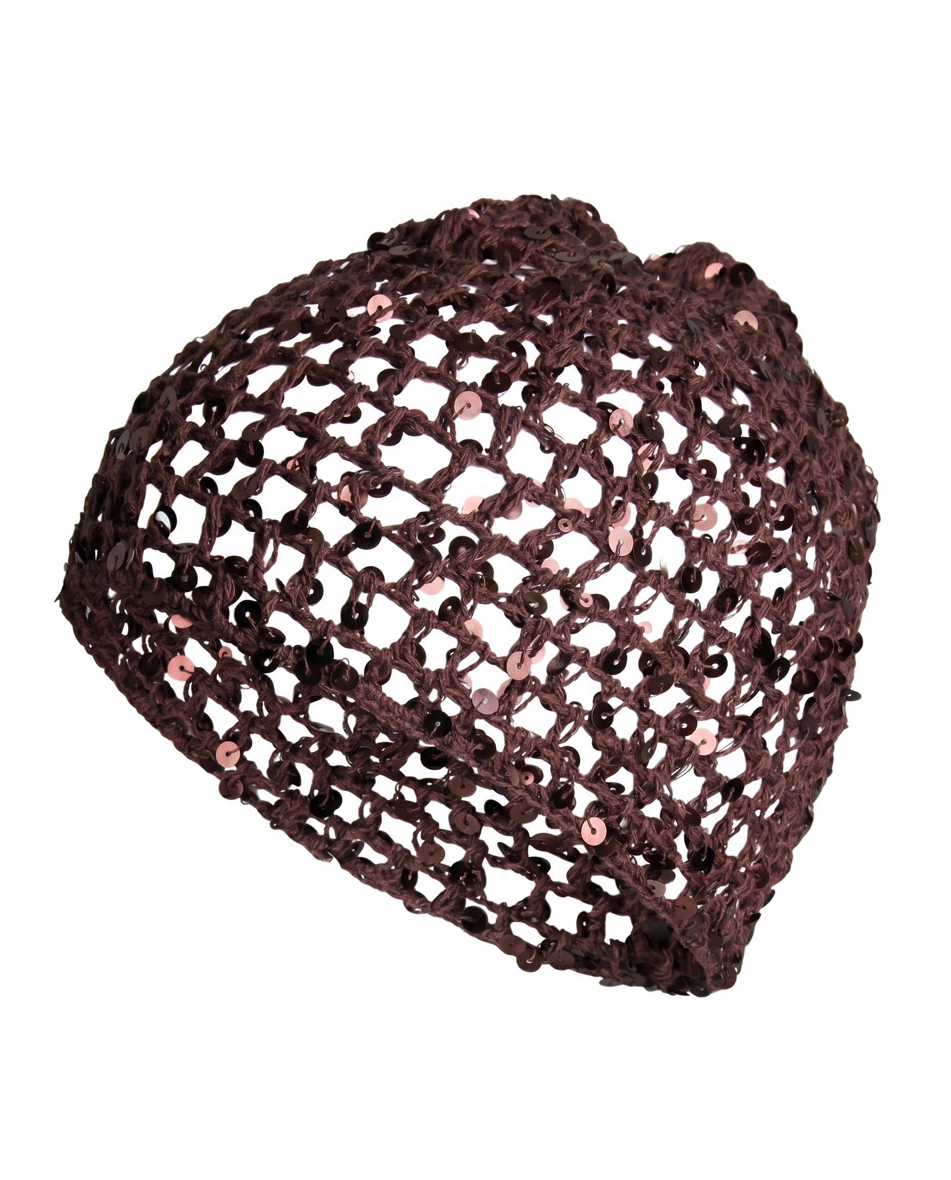 JANNY CROCHET HAT - HOT FUDGE - Dinvintageshop
