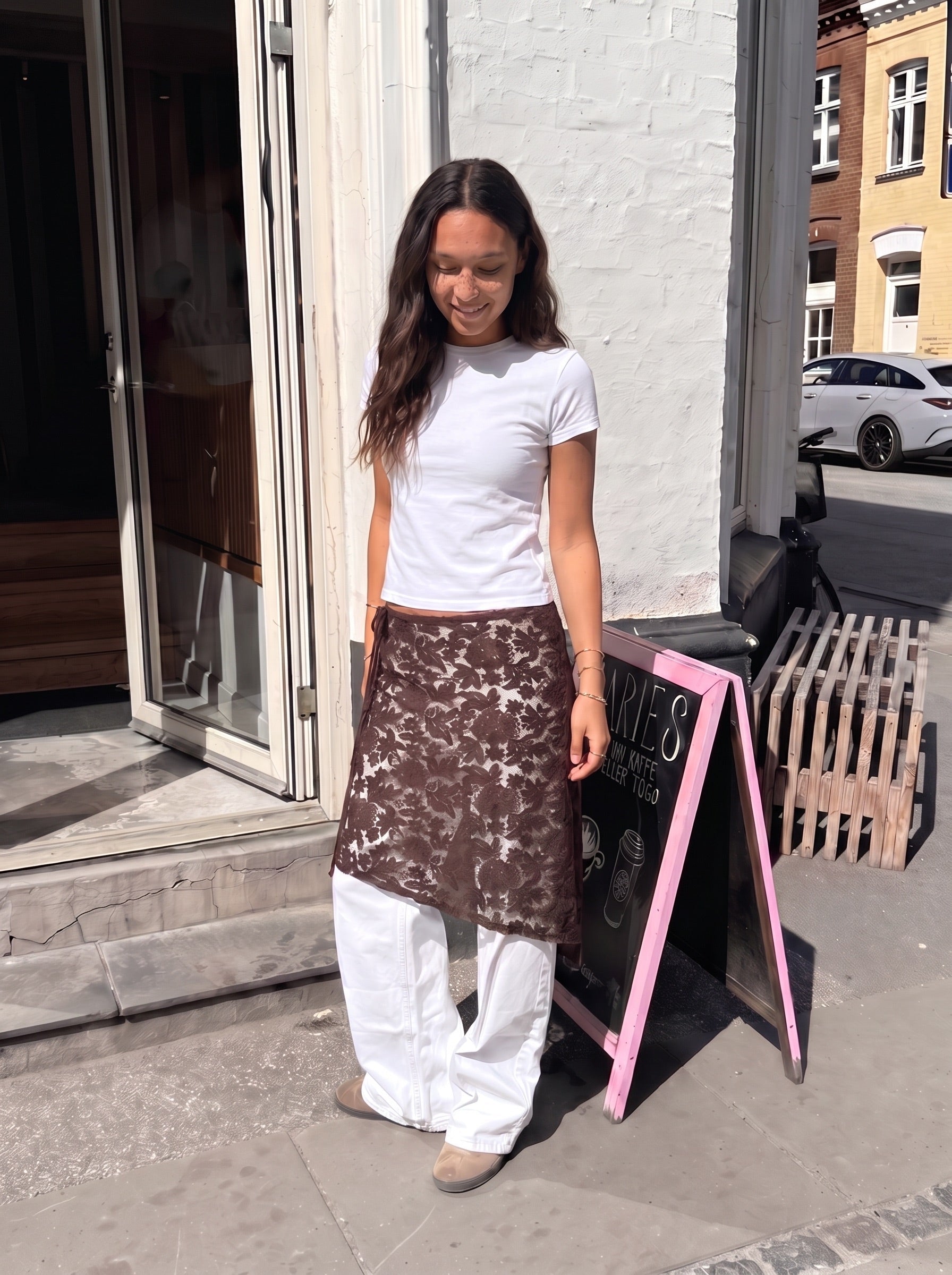 JOVA SARONG SKIRT - HOT FUDGE - Dinvintageshop
