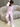 JULIE SATIN NATSÆT - Pink - Dinvintageshop
