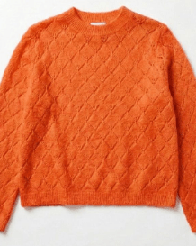KAI KNIT LS - ORANGE - Dinvintageshop