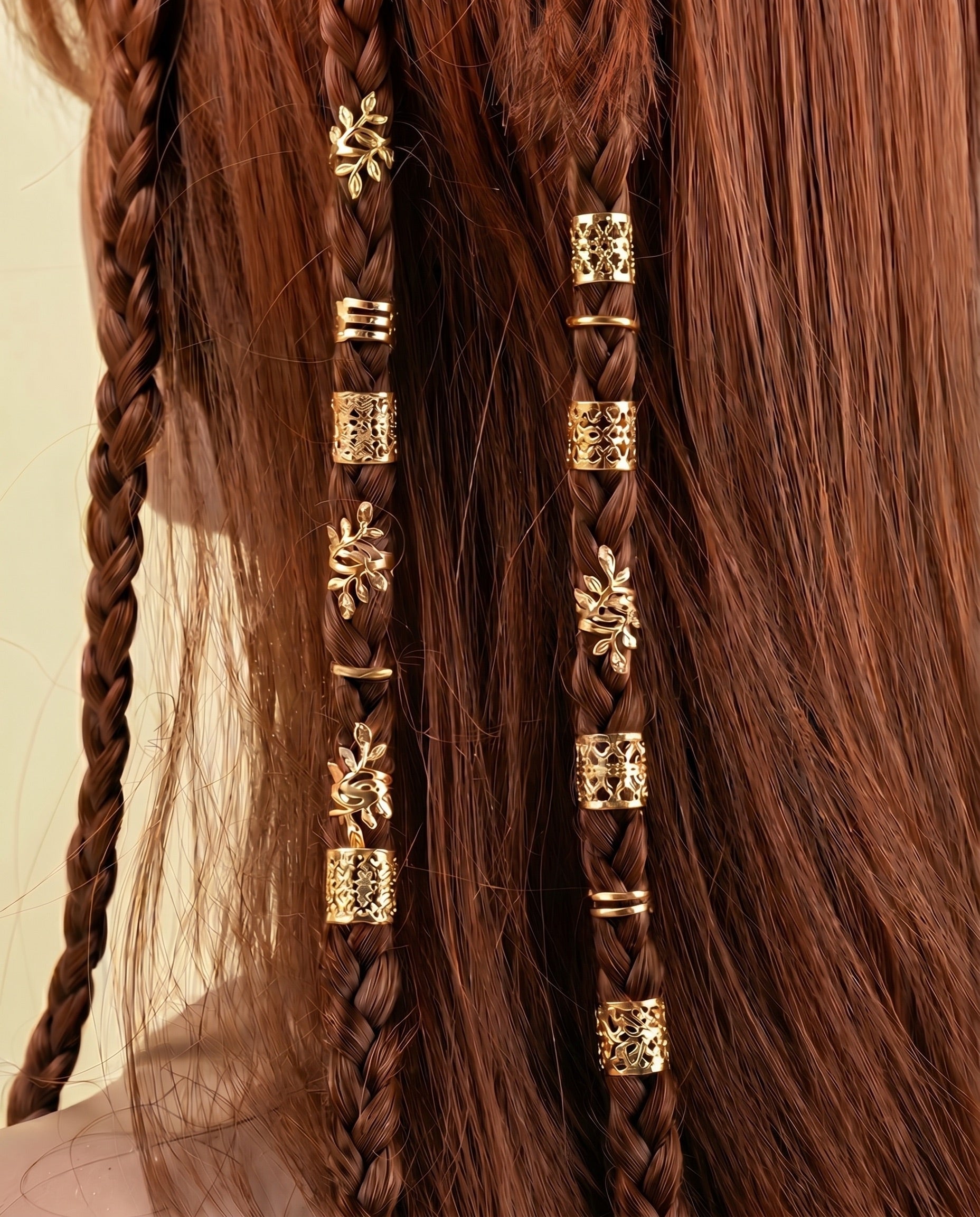 KATIE HAIR JEWELLERY - GOLD COLOR - Dinvintageshop