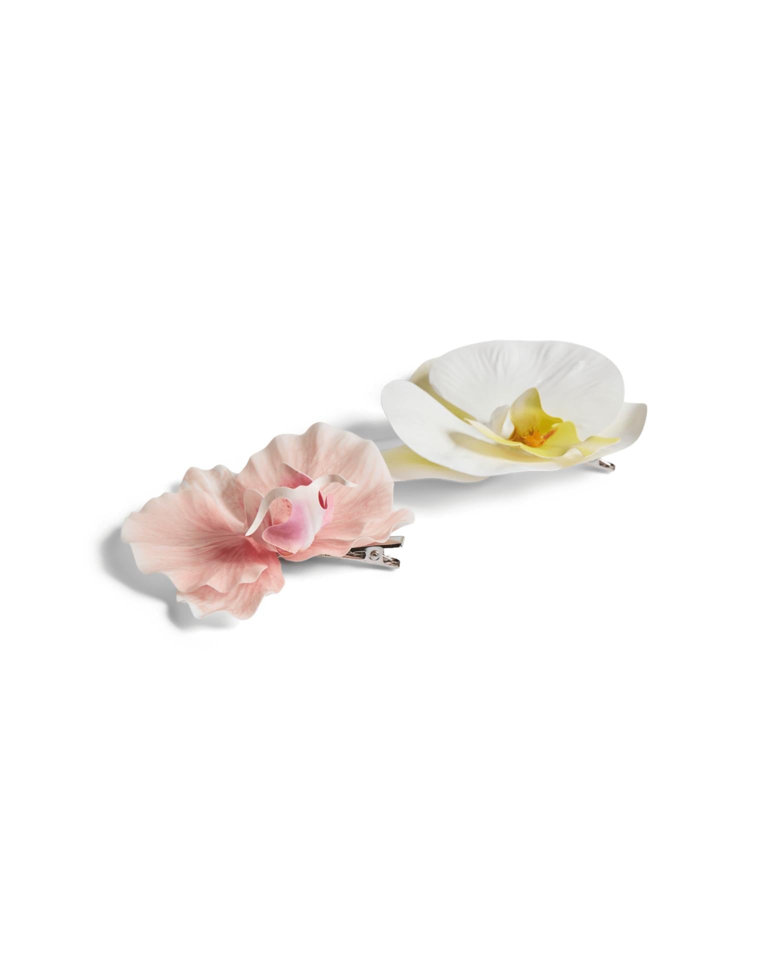 KIRGITA BLOMSTER CLIPS (2-Pack) - PINK/WHITE