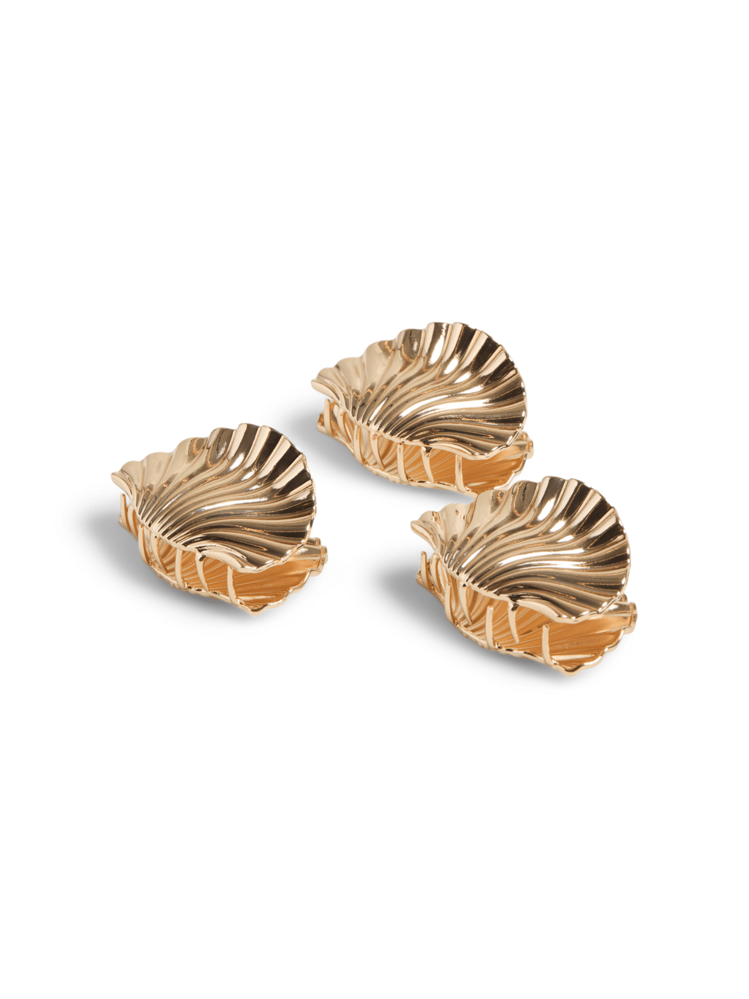 KIRGITA MINI HÅRKLEMME (3 - Pack) - GOLD COLOUR - Dinvintageshop