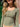 KITTE LANGÆRMET TOP - DEEP LICHEN GREEN - Dinvintageshop