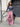 KITTE LANGÆRMET TOP - OMBRE BLUE - Dinvintageshop