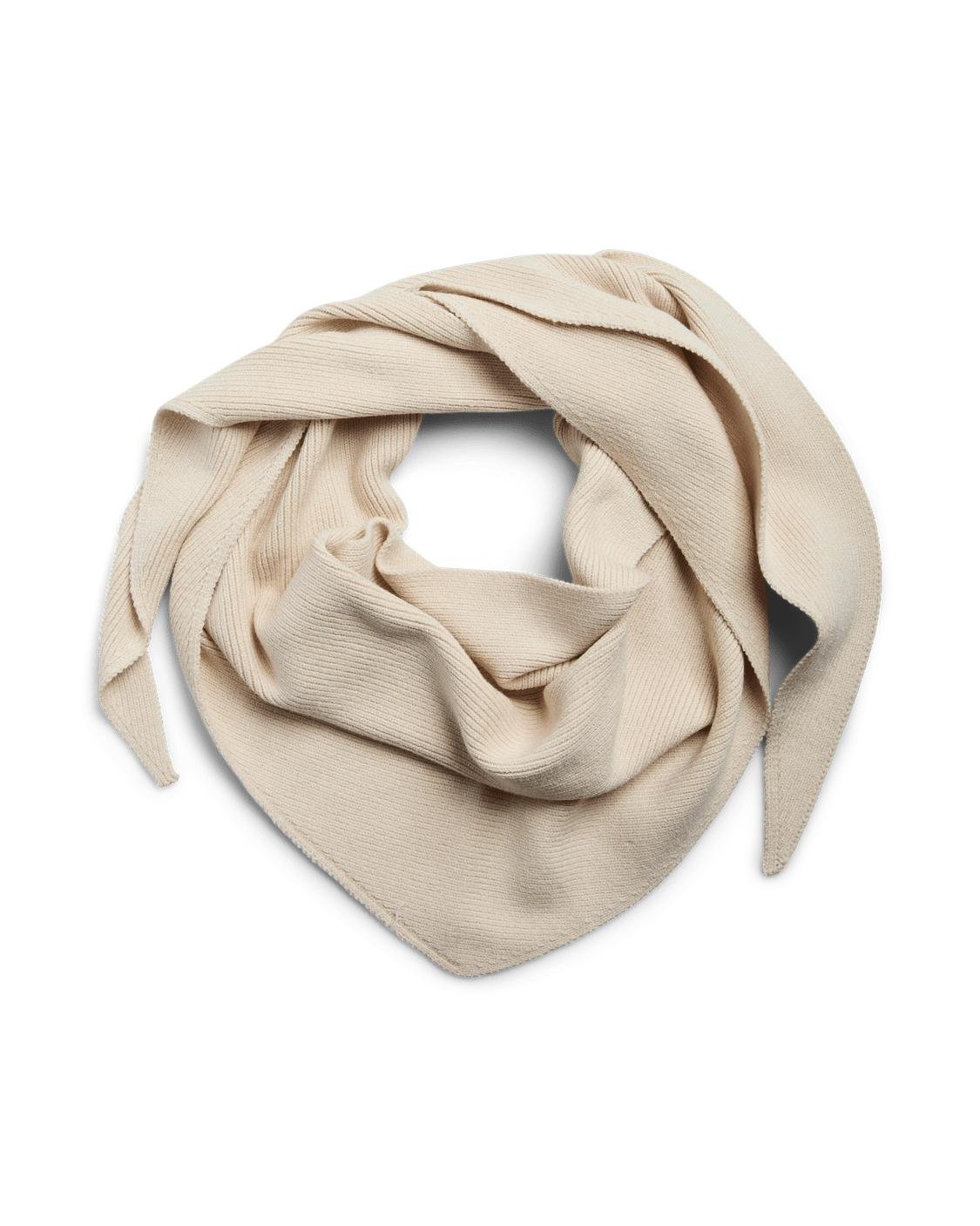 KOMMA BIG SCARF - WHITECAP GRAY