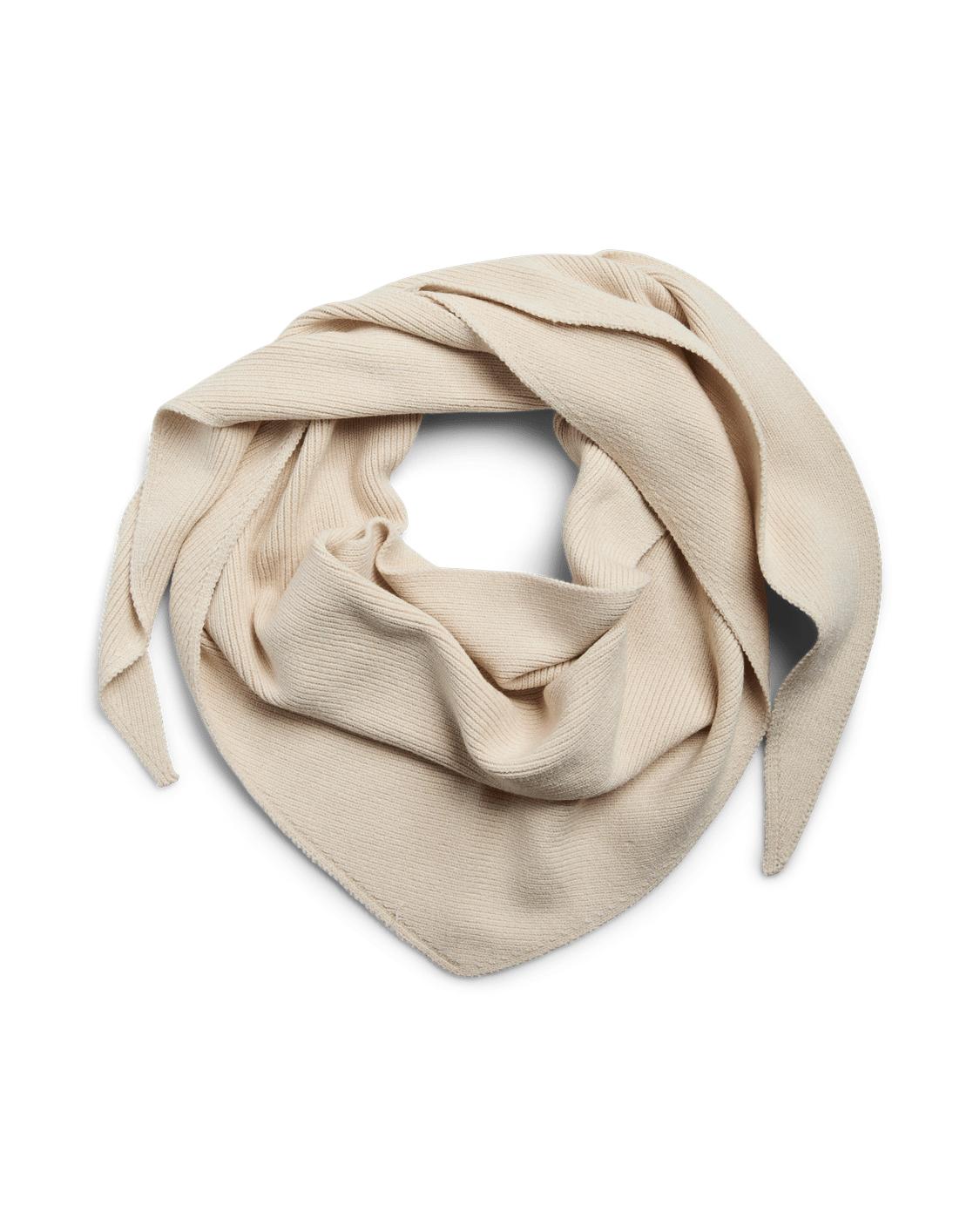 KOMMA BIG SCARF - WHITECAP GRAY