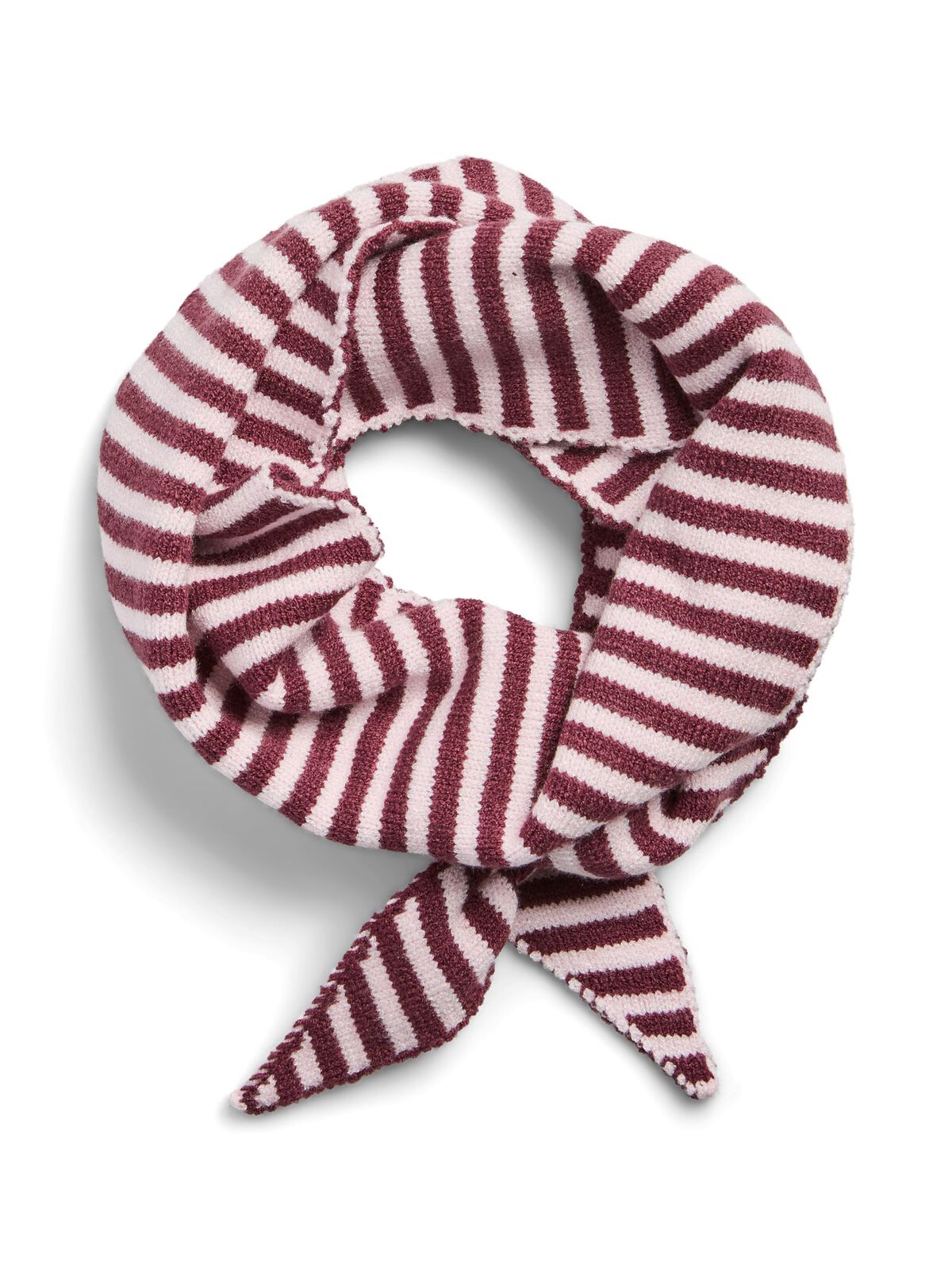 KOMMA TRIANGLE SCARF - TAWNEY PORT/PINK A BOO - Dinvintageshop