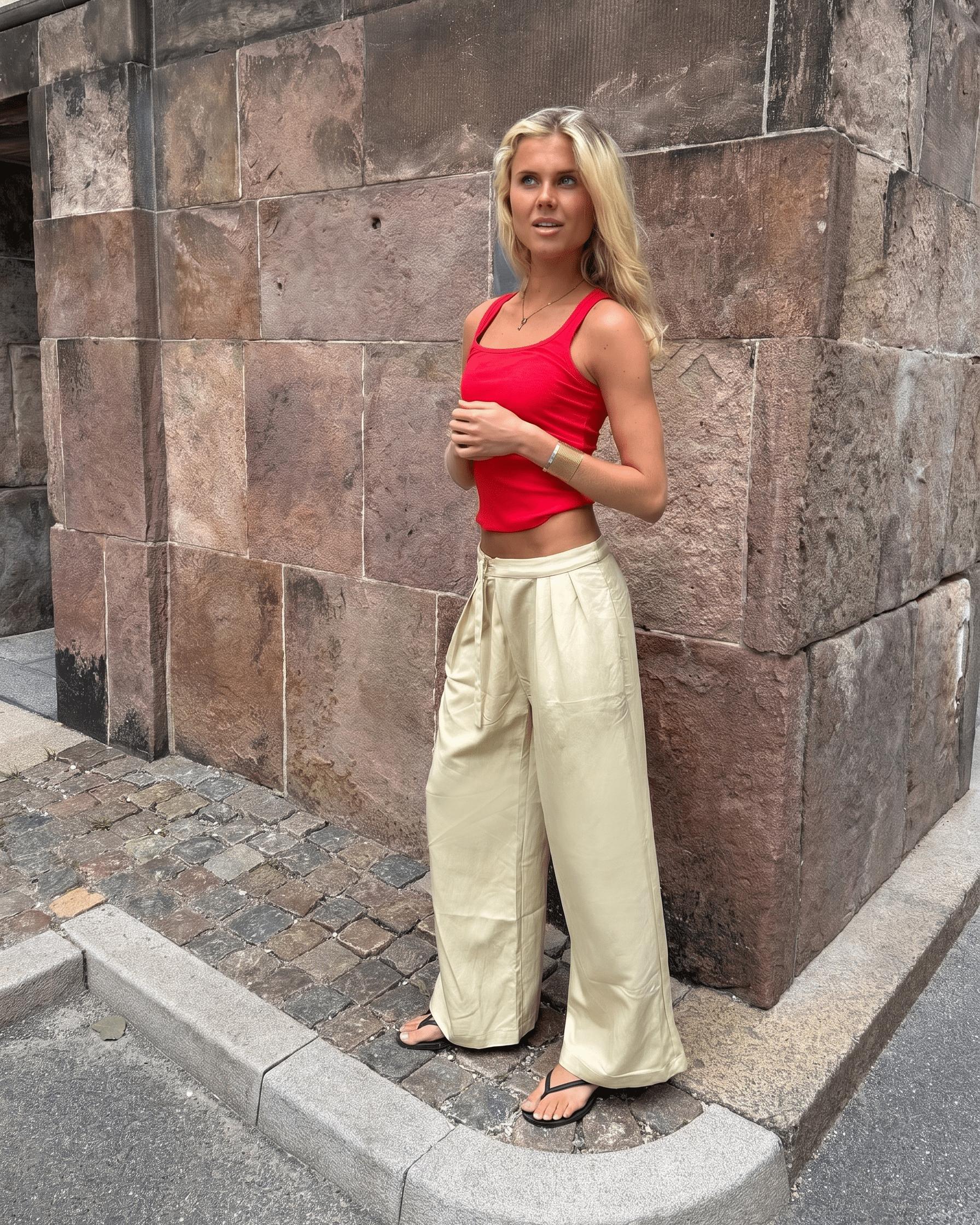 LILJE PANT - SAND