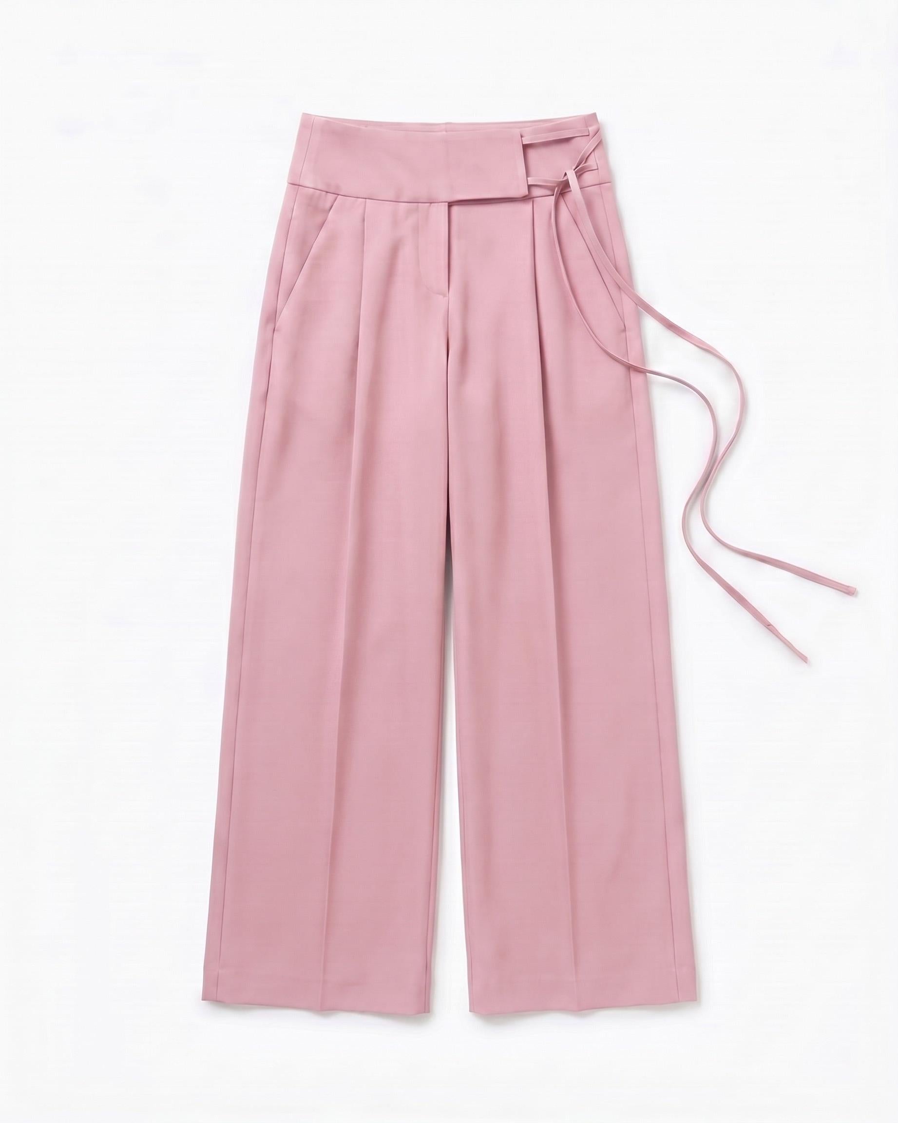 MAIA SUIT PANT - LIGHT PINK - Dinvintageshop