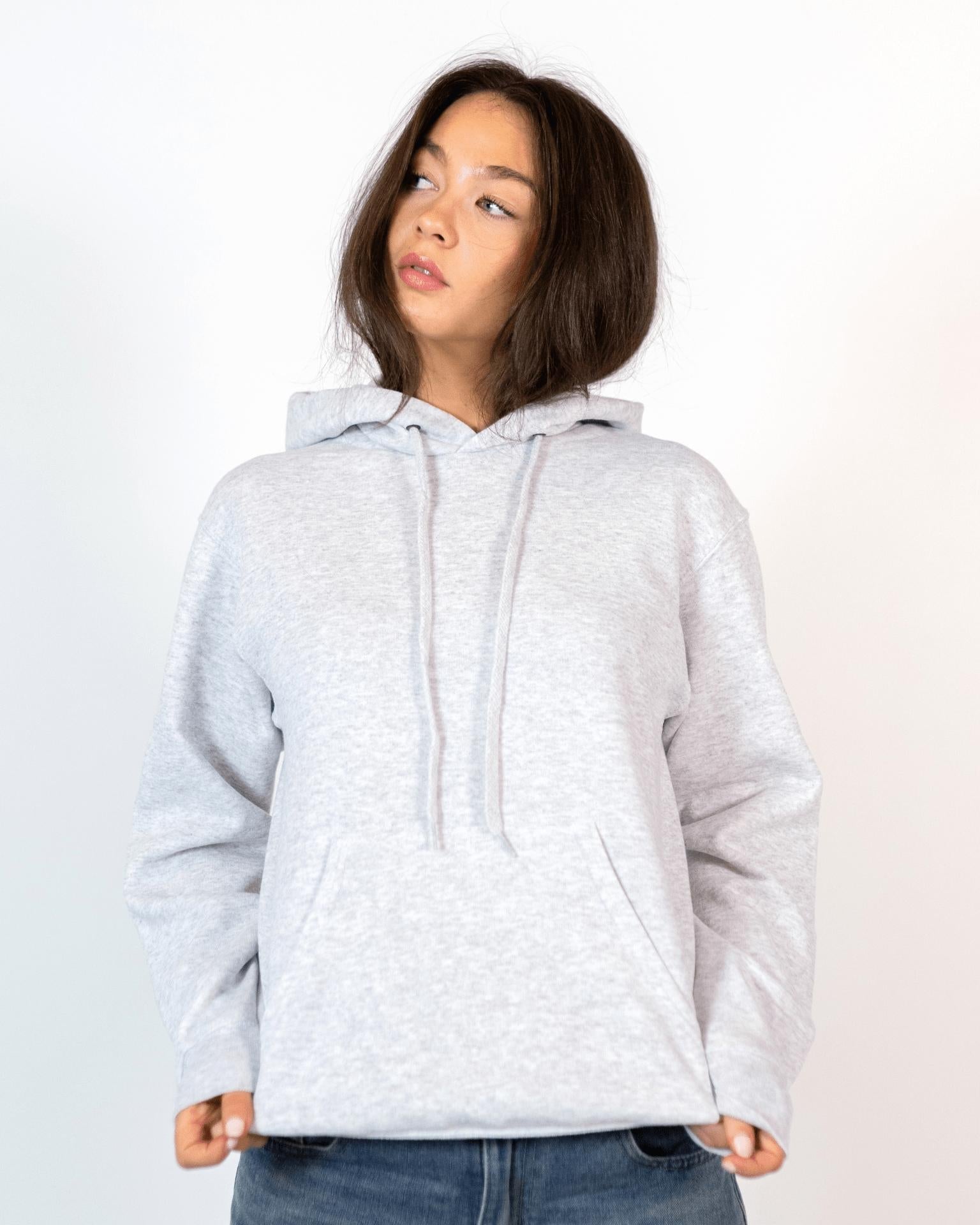 MEGA DISCO KUGLE (black) HOODIE (rygprint) - GREY