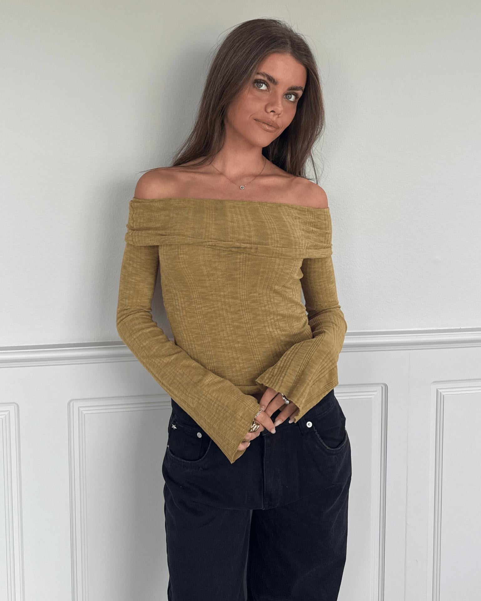 MELANIE TOP - MATCHA GREEN