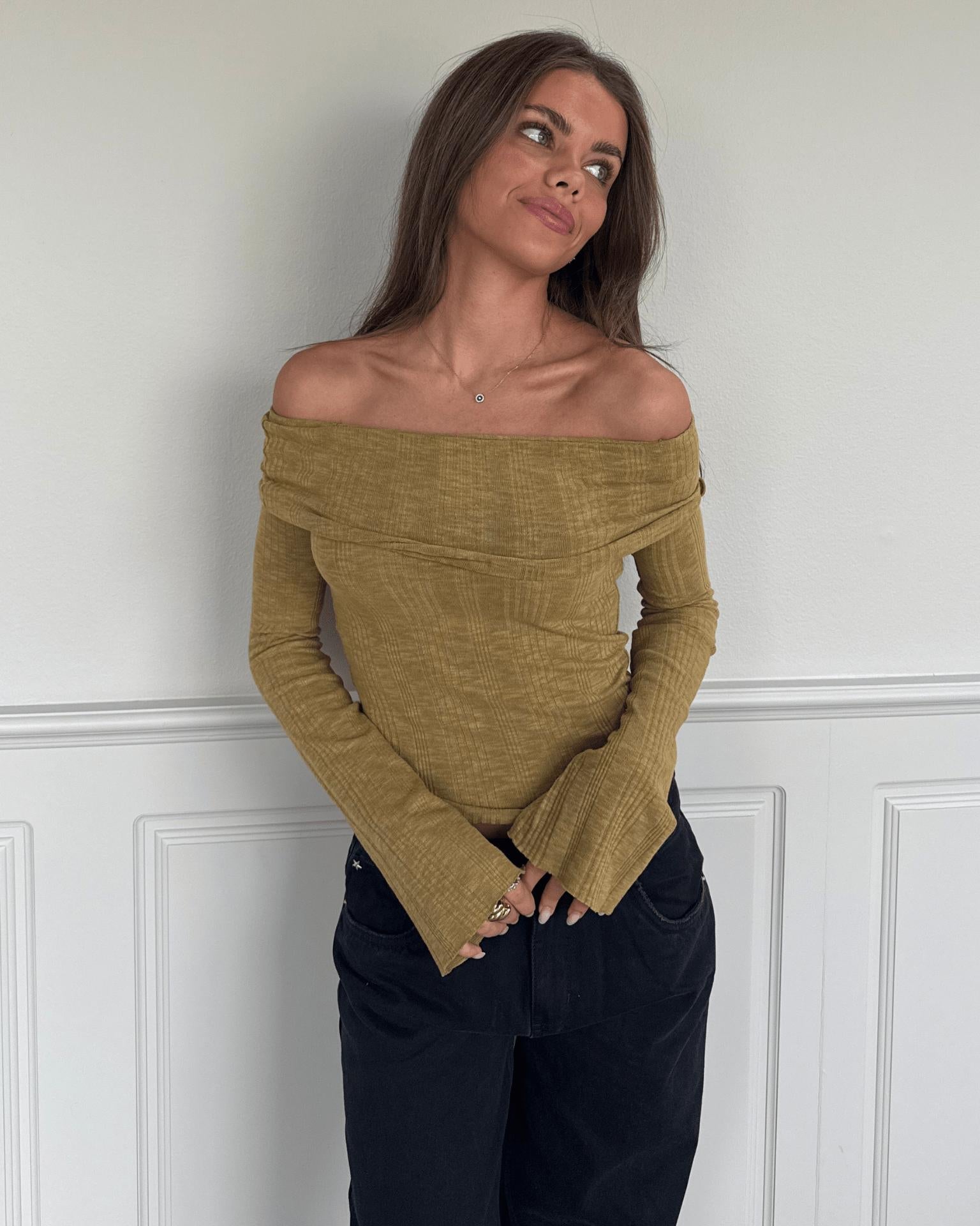 MELANIE TOP - MATCHA GREEN